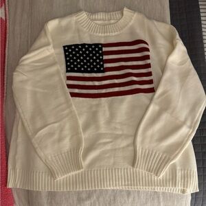 American flag sweater